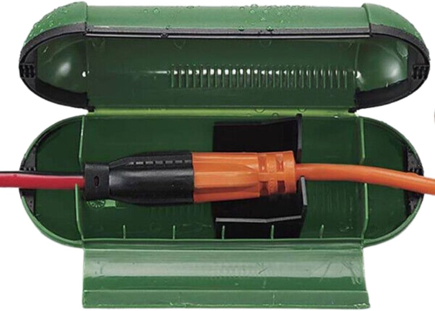 Leona Co Outdoor Extension Cord Safety Cover, Weatherproof Electrical Connection Box to Protect Outdoor Outlet, Plug, Socket, Christmas Holiday Decoration Light image number 1