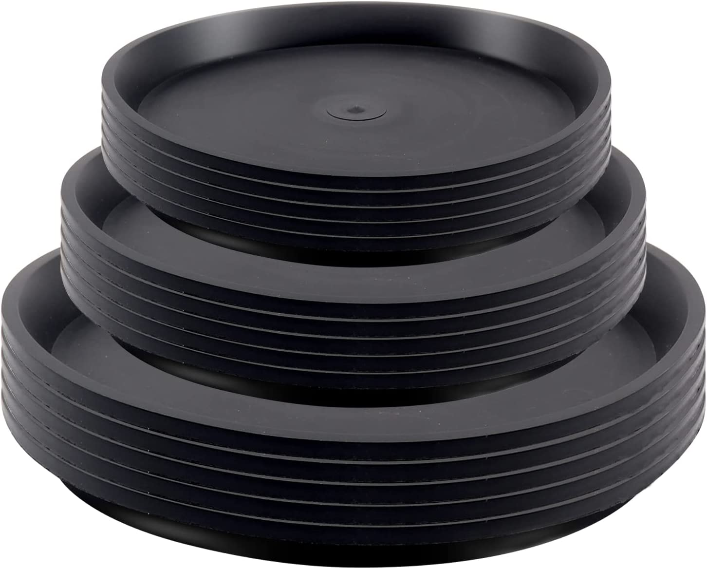 Plant Saucer Valuehall 5Pcs Plastic Plants Trays Durable Plant Pot Saucer Flower Pot Drip Trays round Garden Plant Saucer Plastic Plant Saucer Drip Trays for Indoors Outdoor Gardening V7K09 (6 Inch) image number 1