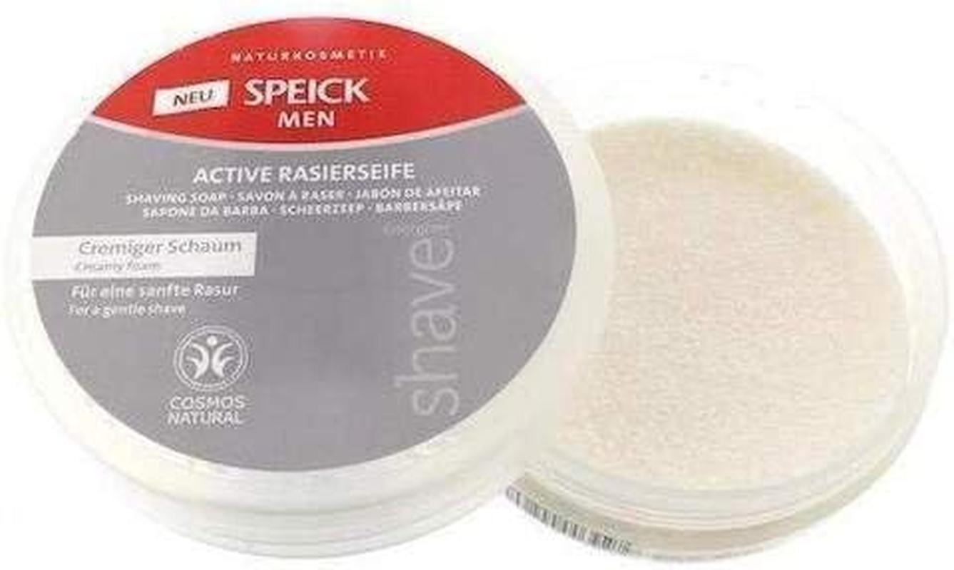Speick Men Active Shaving Soap in a Jar, 150 Grams