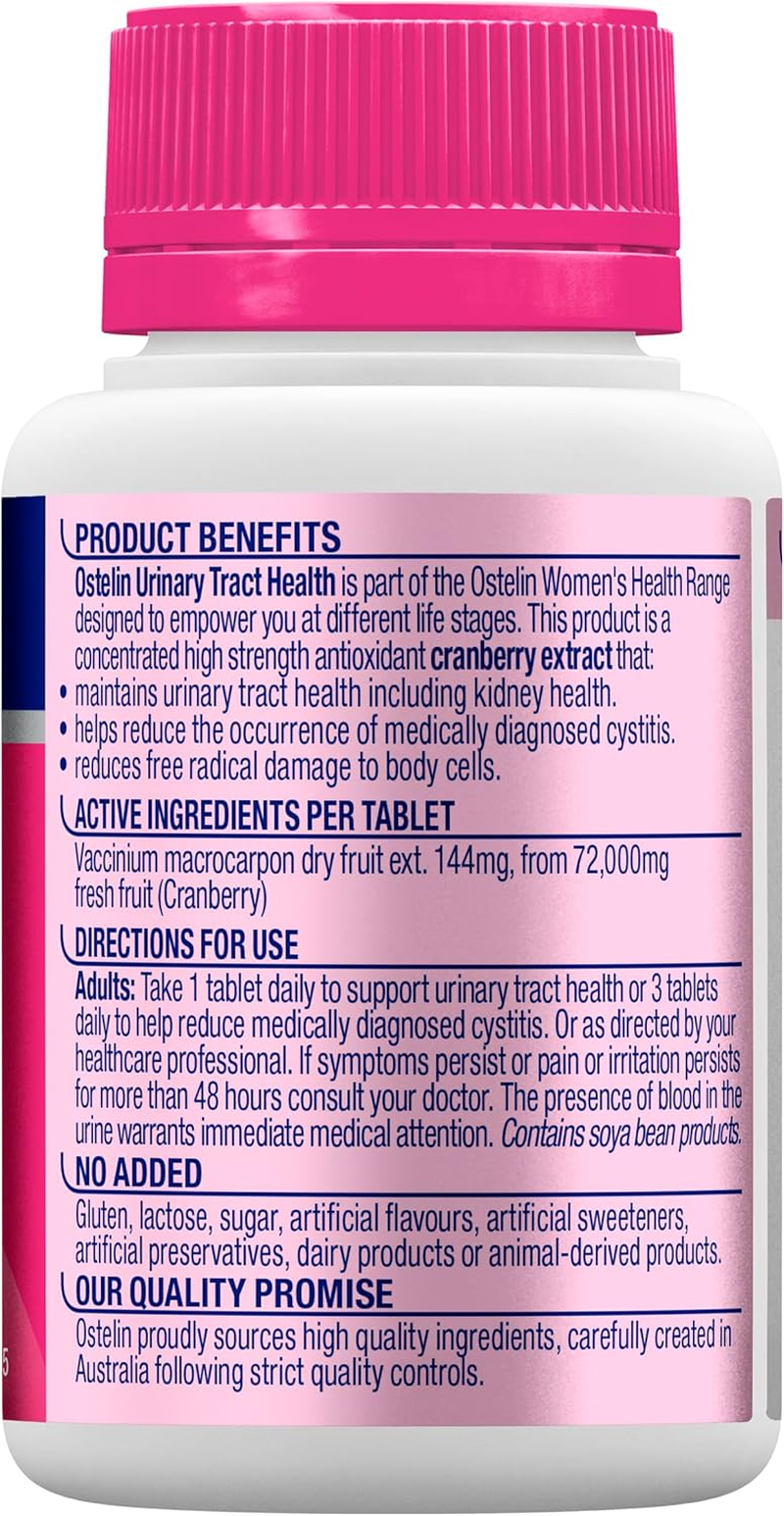 Ostelin High Strength Cranberry 90 Tablets image number 3
