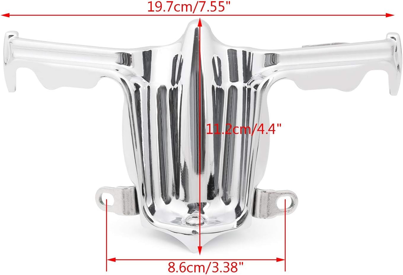 Artudatech Chrome Tappet/Lifter Block Accent Cover for Har-Ley Twin Cam 1999 2000 2001 2002 2003 2004 2005 2006 2007 2008 2009 2010-2016 Road King Engine Models Harley-Davidson Horn Cover image number 4