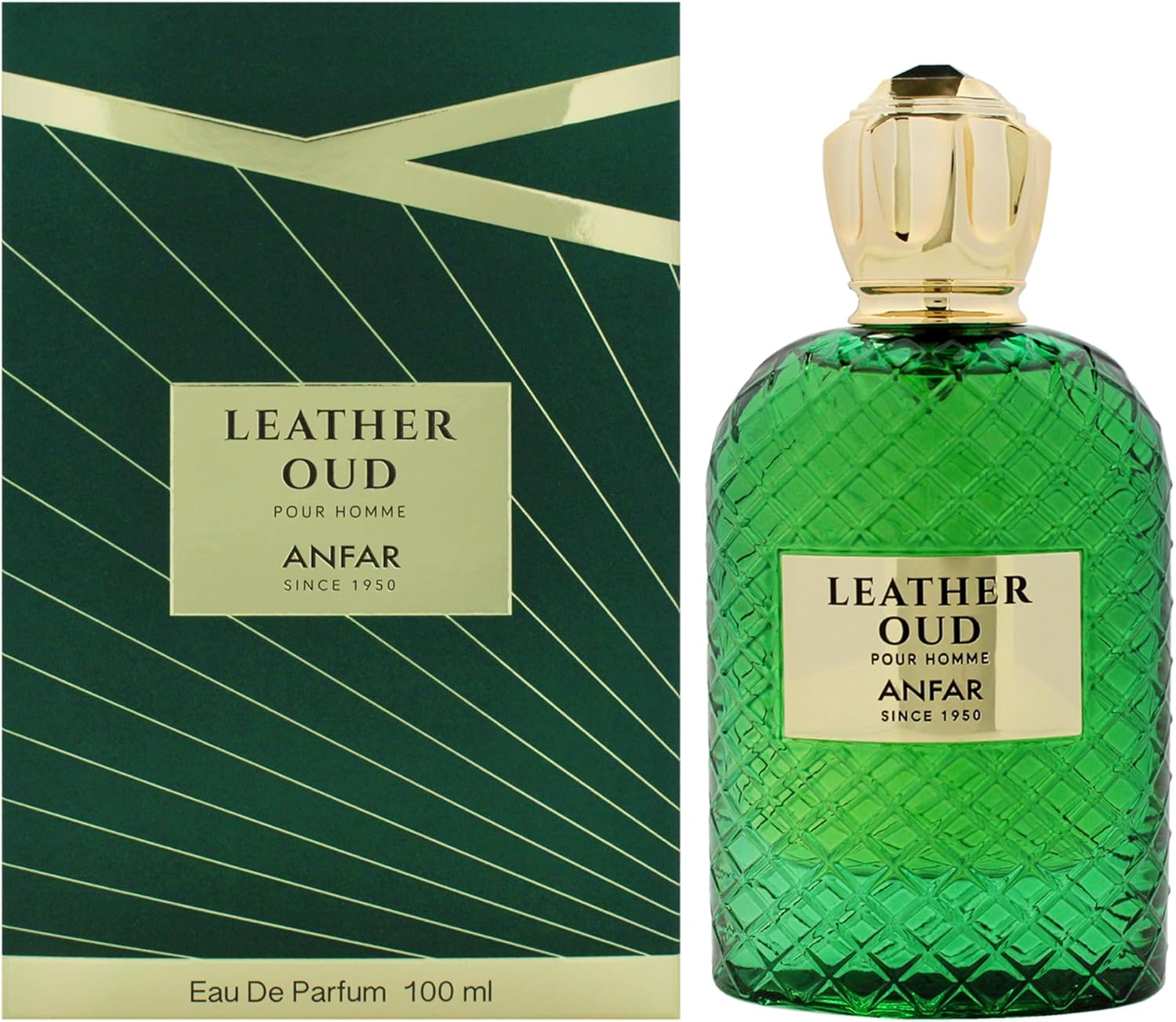 Leather Oud by Anfar for Men - 3.4 Oz EDP Spray image number 2