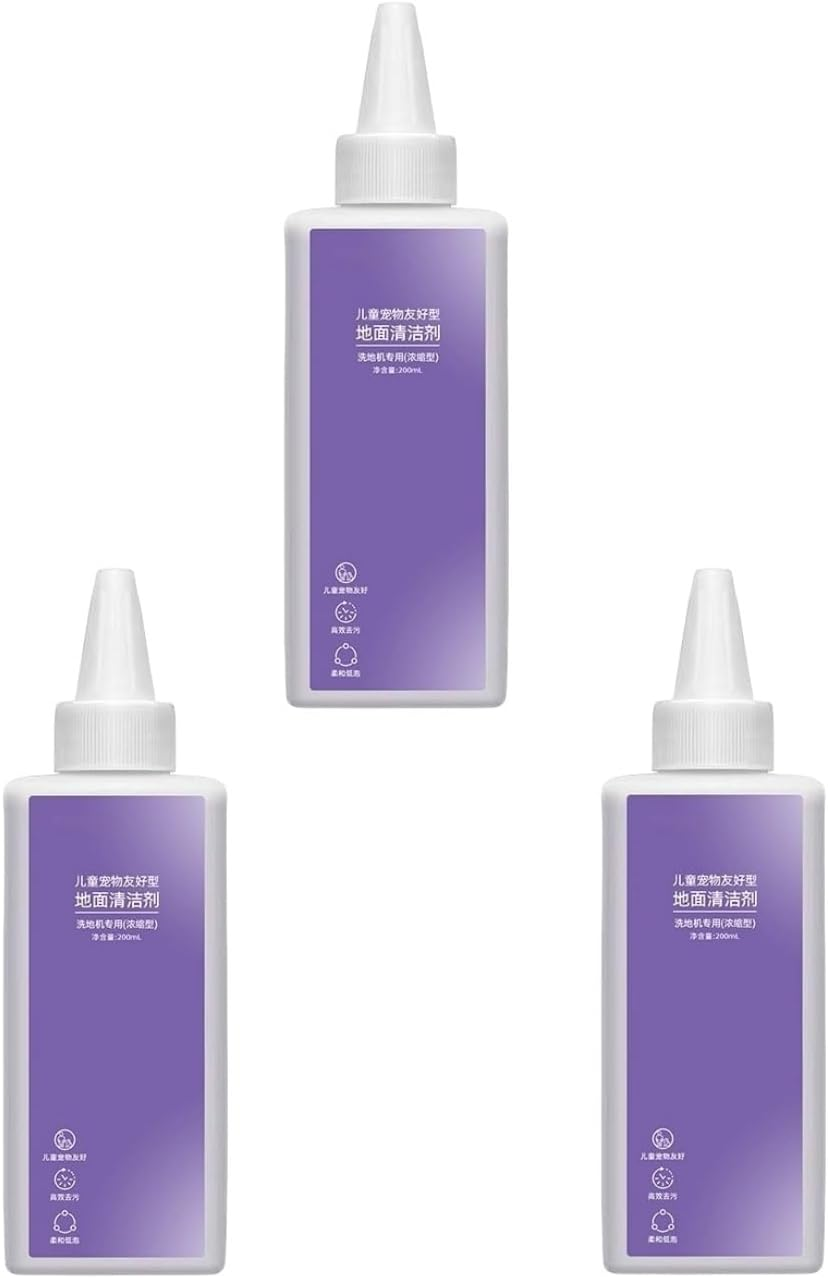 200ML Floor Cleaning Solution, Compatible with Narwal S10/ S20 Pro/ S2/ S2 Island/ F1/ S1Max Ultra/ S1 HA8, All-Purpose Floor Cleaner(200Mlx5)