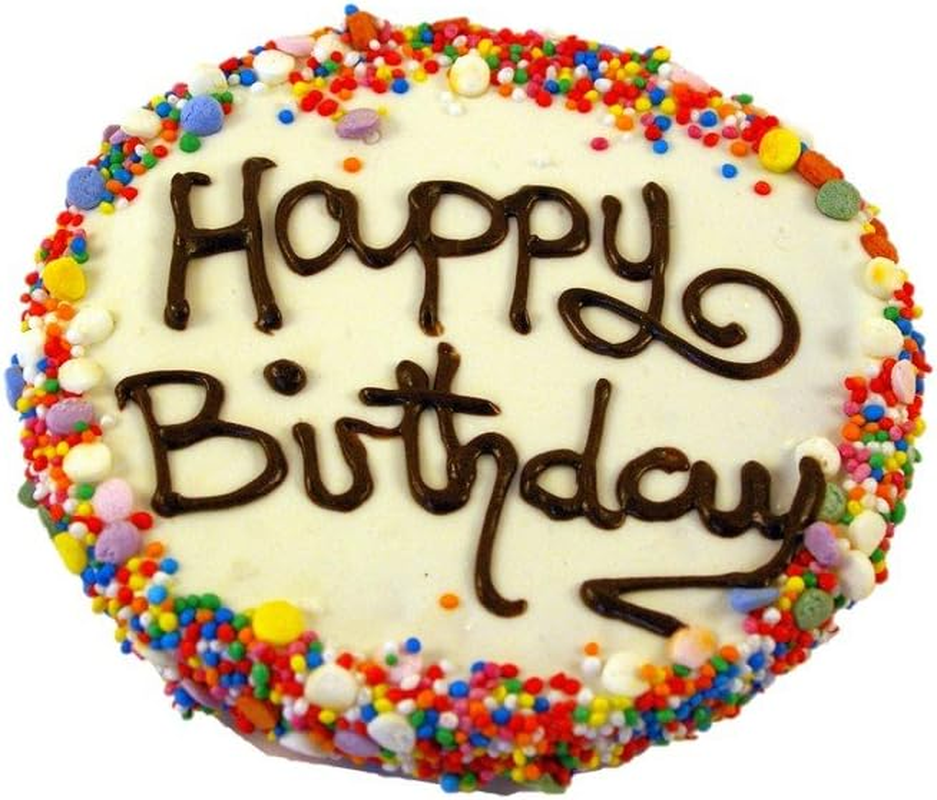 Huds and Toke Dog Birthday Cake Dog Treat, Yoghurt