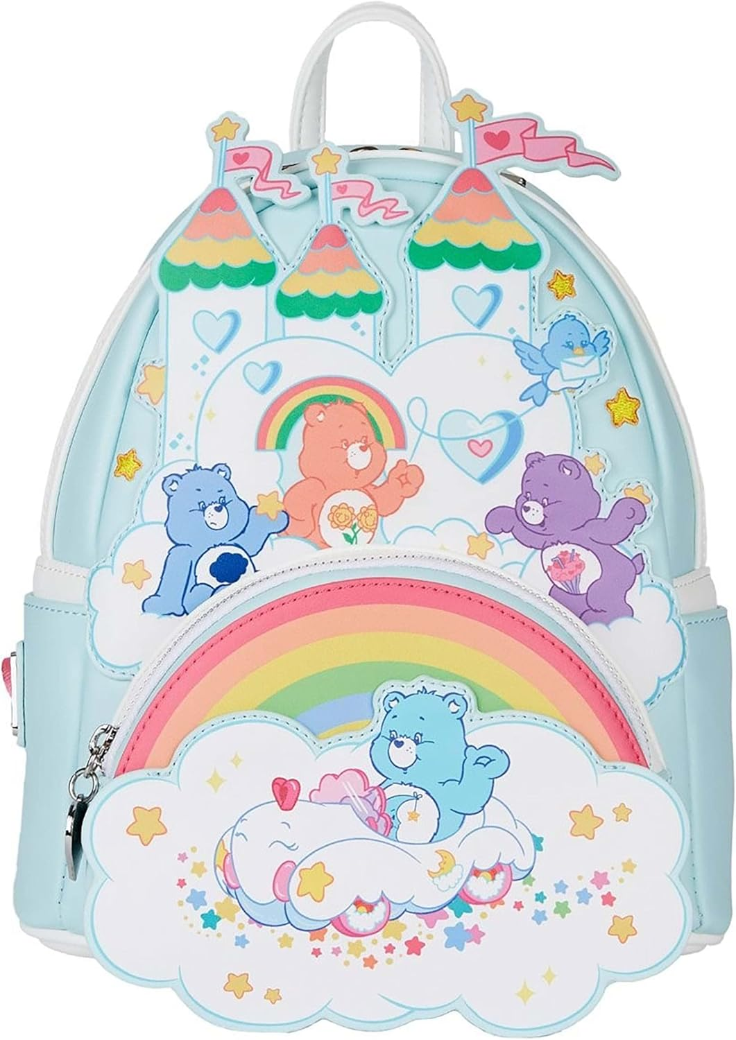 Loungefly Care Bears Carealot Castle Mini Backpack image number 4