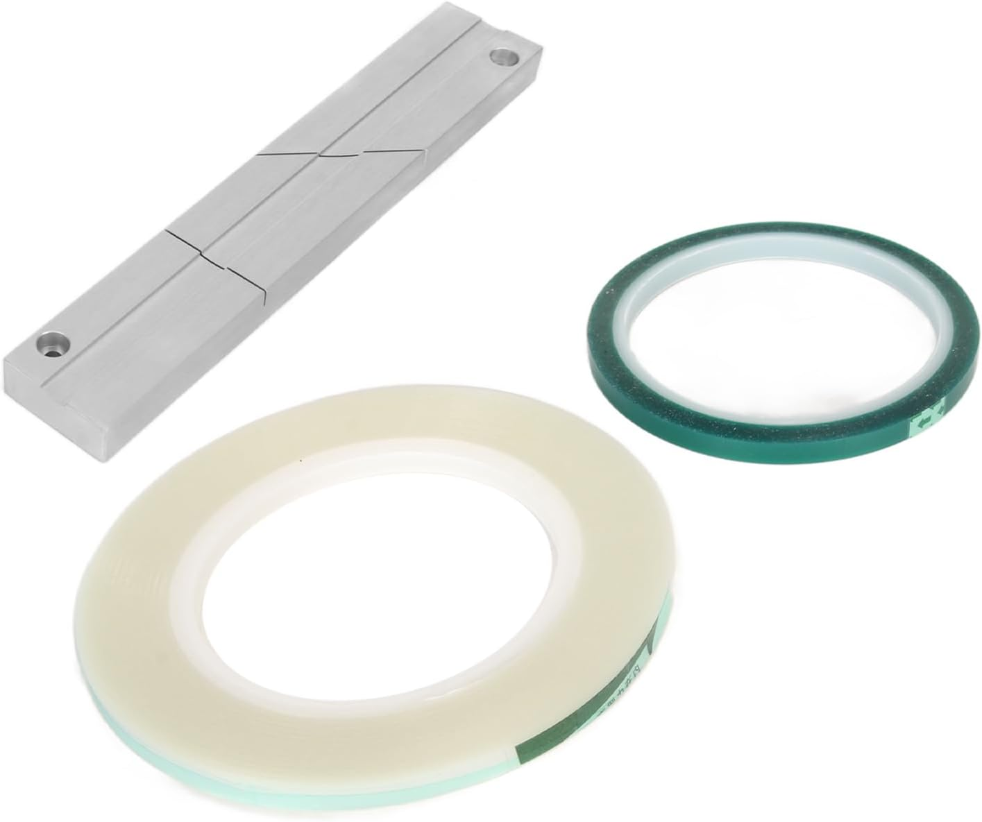 1/4 10 Inch Tape Splicing Block, Professional Open Reel to Reel Tape Block, with Connection Plate, Leader Tape, Splicing Tape, CNC Tape Splicier for Revoxsonido image number 5