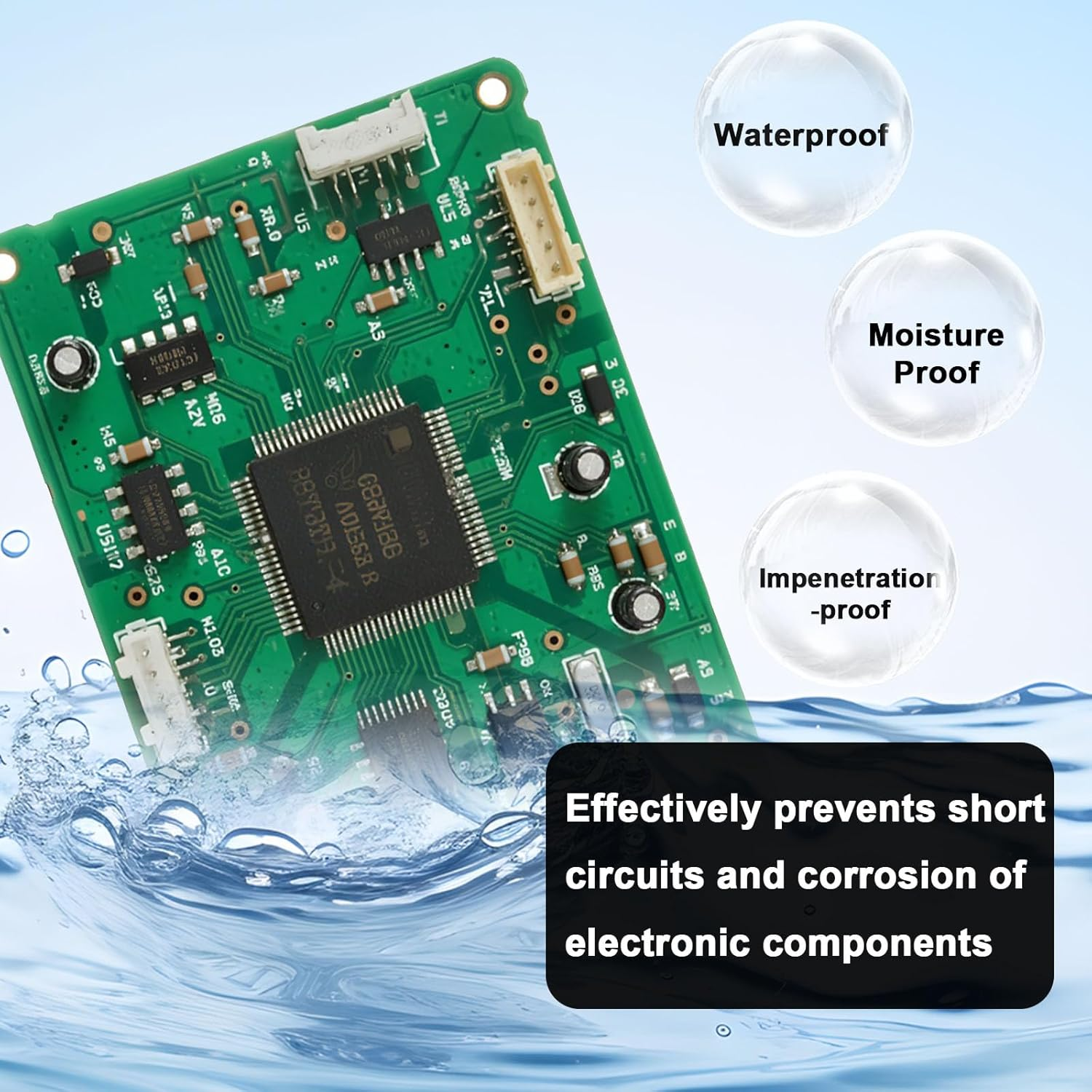 100Ml Conformal Coating for Electronics, Potting Compound for Circuitry Provides Sealing, Insulation, Waterproof and Dustproofing Functions to Ensure the Stable Operation of Electronic Components image number 1