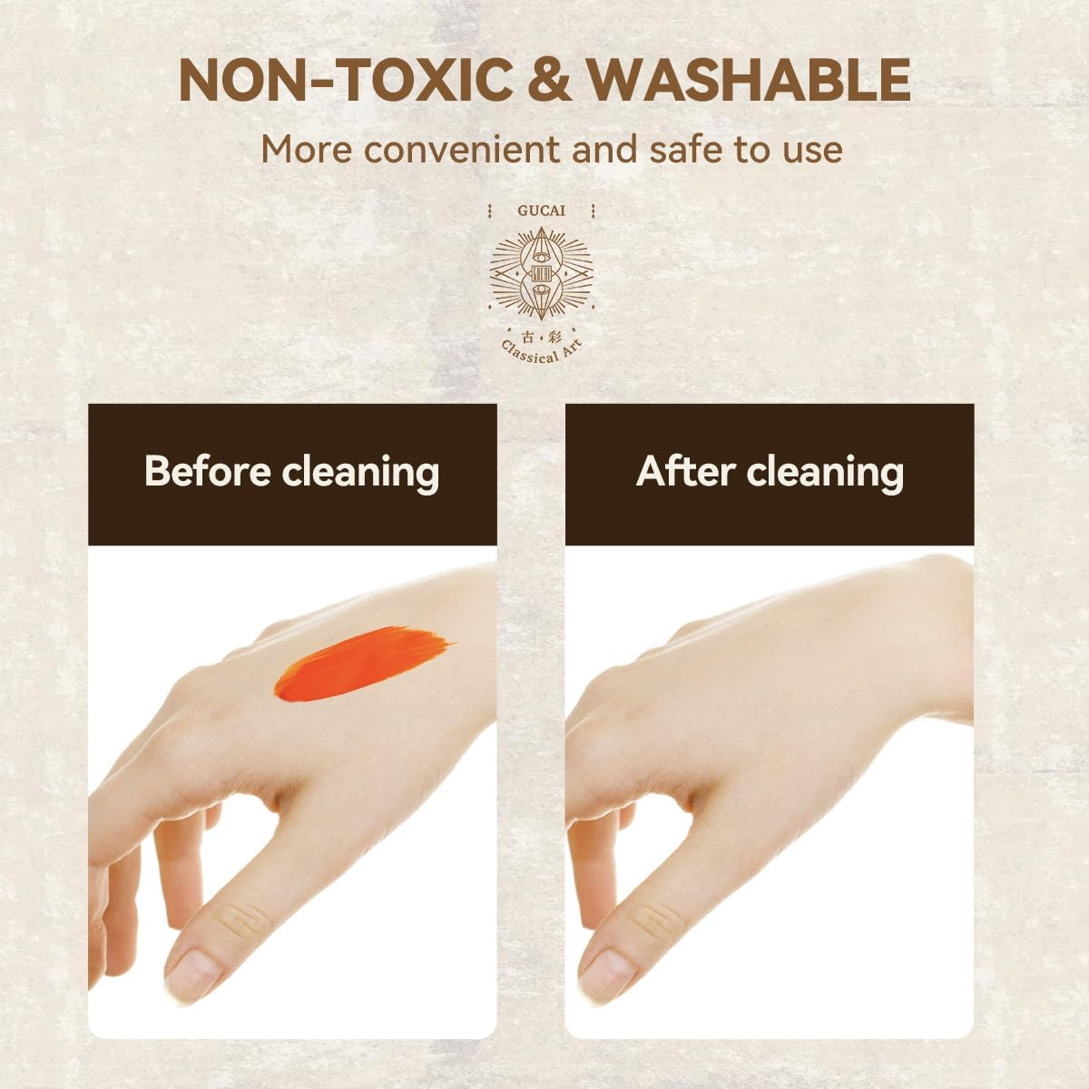 Paul Rubens Watercolor Paint Set, Traditional Chinese Watercolor Paints, 24 Vibrant Colors Watercolor Paint Tubes, Great Transparency and Fluidity Watercolor for Students, Artists and Beginners image number 4