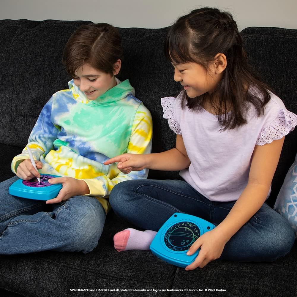 Spirograph Doodle Pad | Create Amazing Endless Digital Designs | Paperless & Mess Free | Includes 4 Cyclex Wheels | Creative Arts & Crafts Activity | for Ages 6+ image number 4