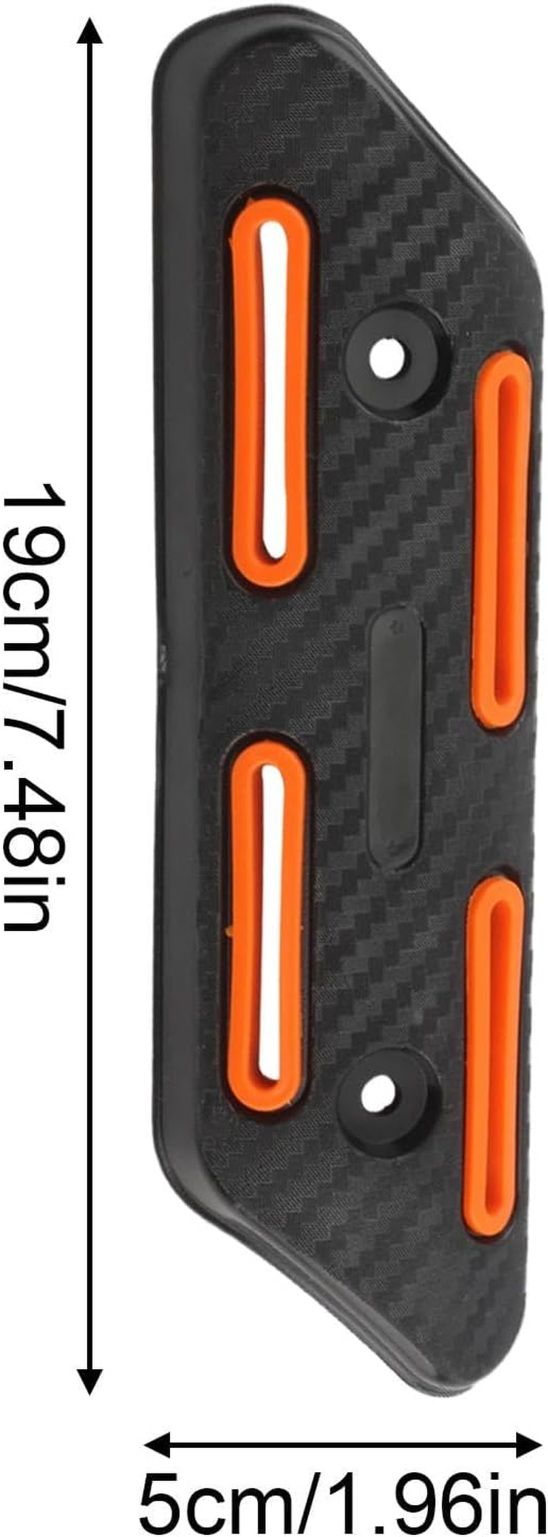 Exhaust Pipe Heat Shield | Muffler Pipe Heat Cover Protector | Anti-Scalding Heat Shield Straight Cover, Motorcycle Heat Guard Cover for Exhaust Pipe - Green image number 5