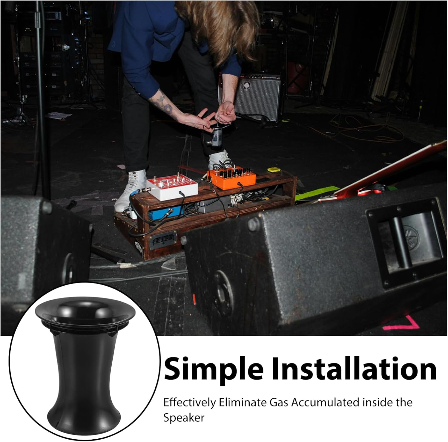 TEHAUX Speaker Port Tube Opening Hole for Subwoofer Air Vent DIY Voice Outlet Tube Speaker Reflex Port for Bass-Reflex for Music Enthusiasts image number 1