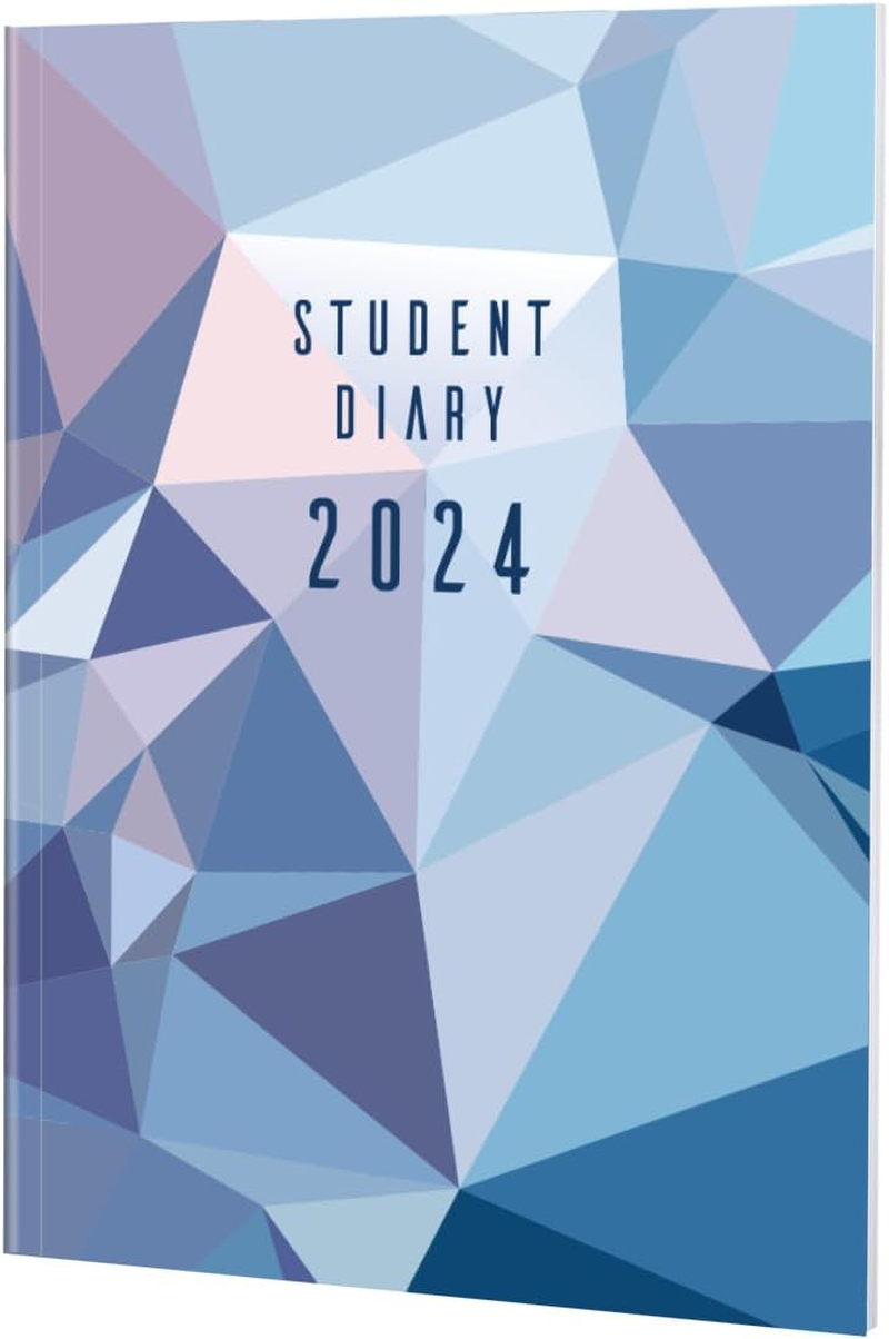 Collins Colplan Student 2024 Diary - Week to View (Perfect Bound), Size A5, Light Blue image number 1