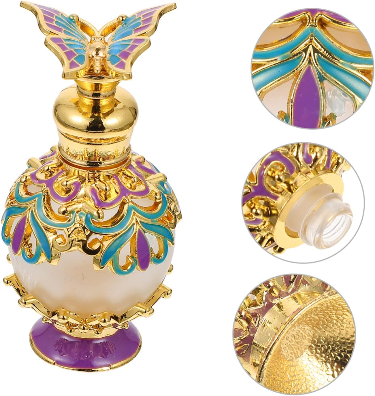 GARVALON Flavor Bottles Perfume Sample Bottle Empty Perfume Container for Cosmetic Liquid Storage and Decorative Handicraft Usage Random Color image number 3