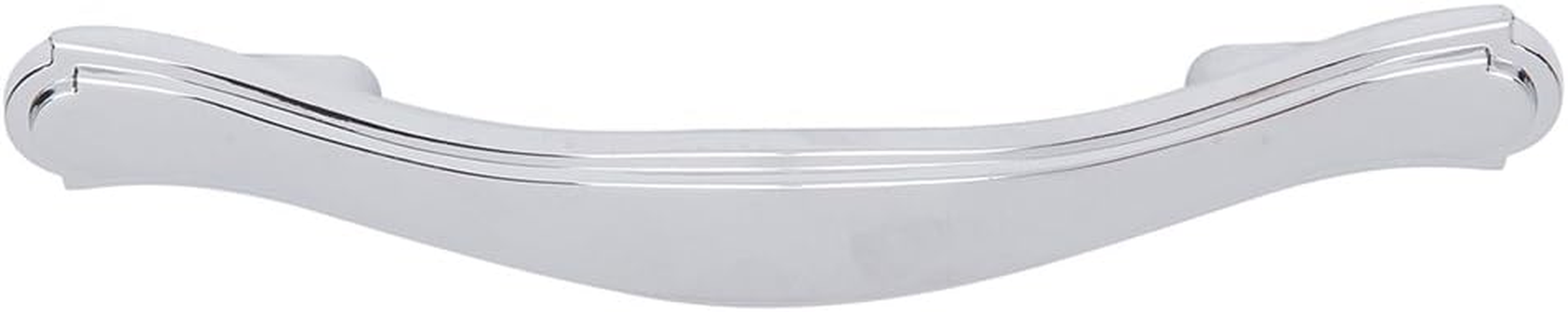 Amazon Basics Traditional Craftsman Cabinet Handle, 13.03Cm Length (7.6Cm Hole Center), Polished Chrome, 10-Pack - Antque Silver image number 3