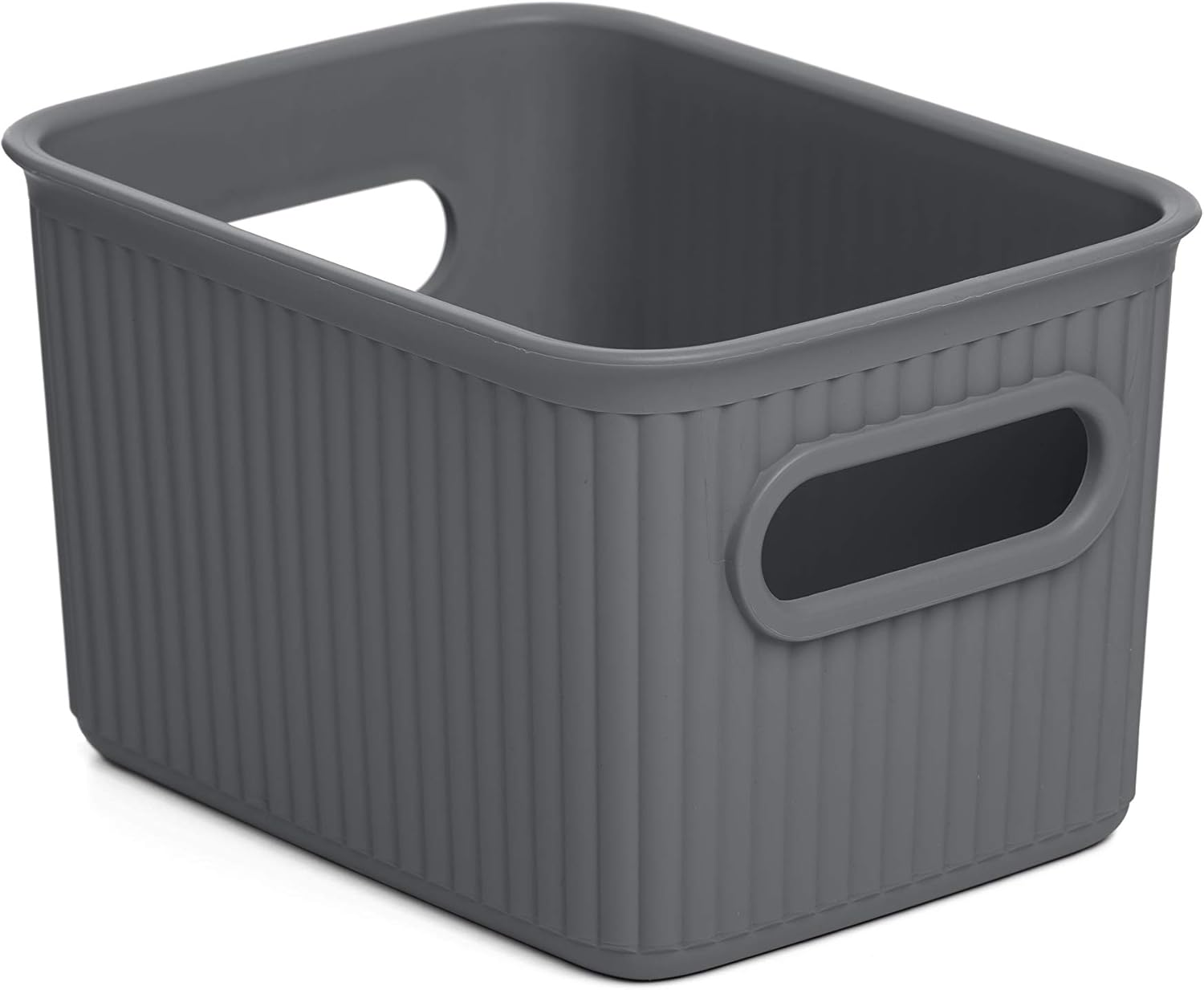 Tatay Set 4 Storage Boxes Baobab 1,5L Capacity, Polypropylene BPA Free, Anthracite Grey. Measures 12,5 X 16,4 X 24,5 Cm image number 3