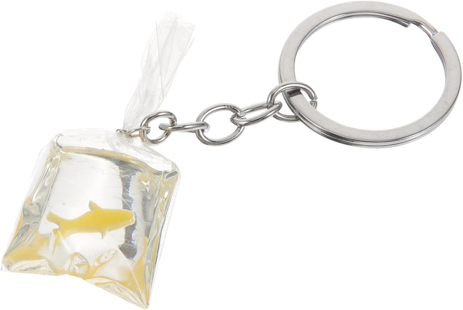 LIFKOME 2Pcs Cute Keychains for Girls Fish in Bag Design Lightweight Keyring Charm image number 1