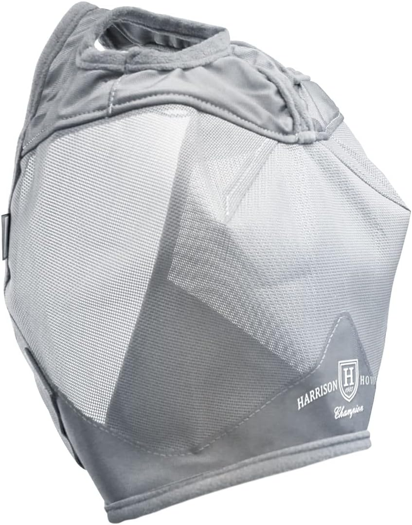 Harrison Howard Horse Fly Mask Standard Original Grey Warmblood Extra Large