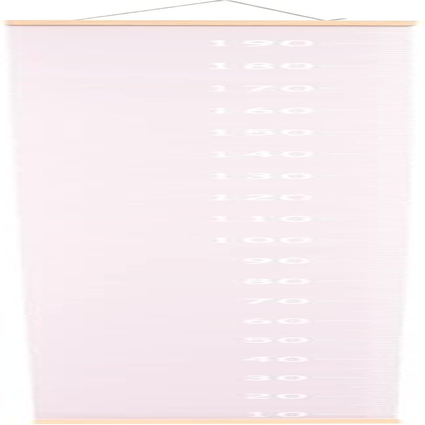 Toddmomy 1Pcs Growth Chart for Kids,Child Height Chart Ruler Removable Hanging Wall Ruler for Home Wall Decor Measurement