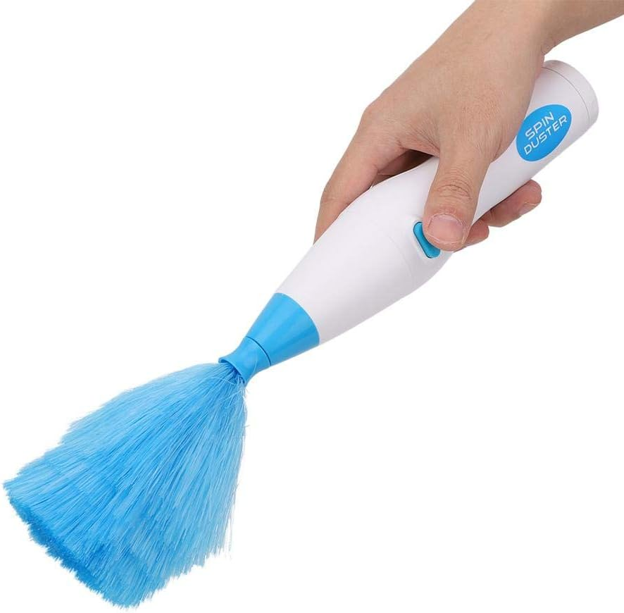 180&deg; Electric Duster,Multi-Function Automatic Electrostatic Adsorption Cleaning Brush Dust,Cleaner Blinds Brush for Furniture Window Bookshelf
