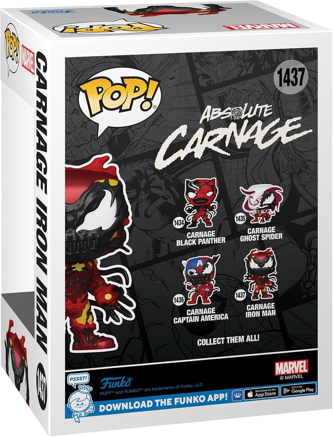 FUNKO POP! Marvel Comics: Carnage-Ized - Iron Man image number 3