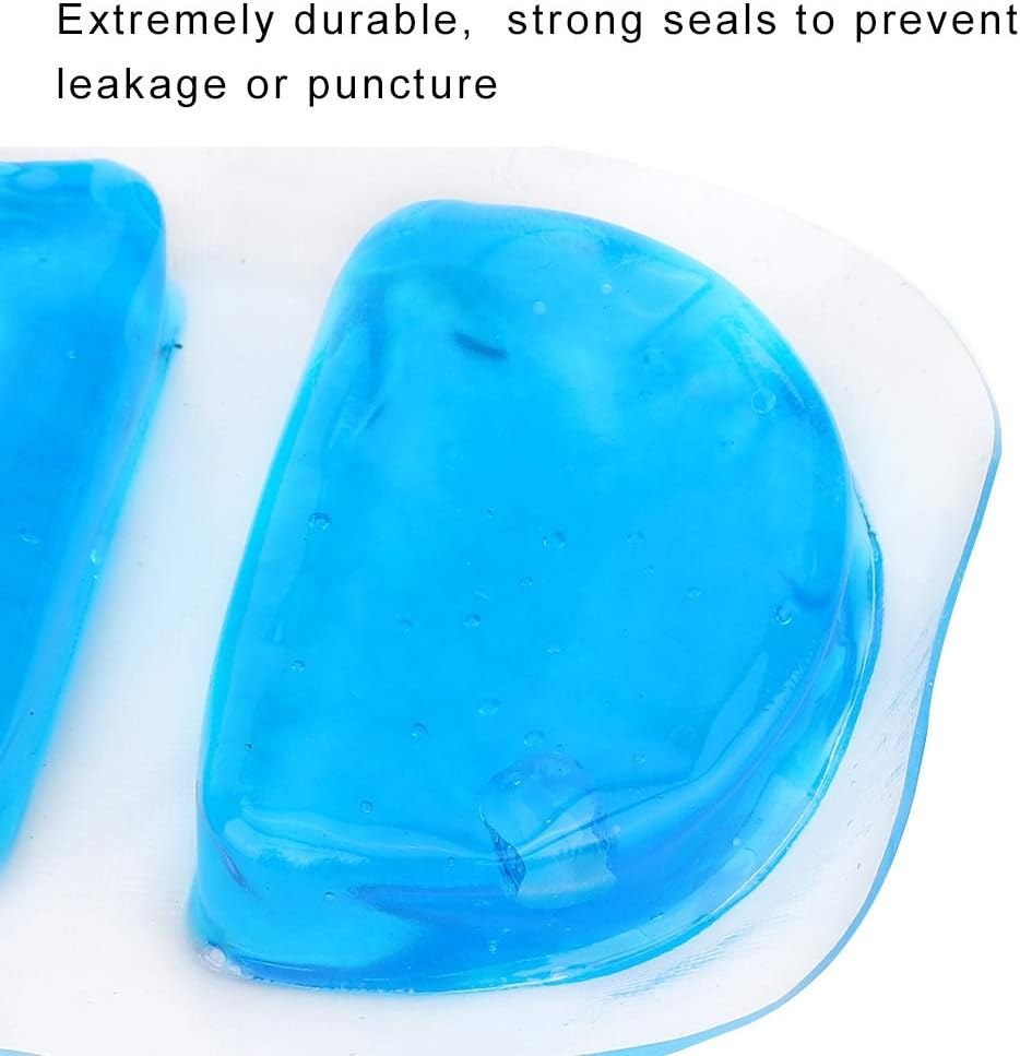 Gel Ice Packs for Injuries, Reusable Cold Compress Ice Packs, Flexible Ice Packs, Cold Pack for Pain Relief, Rehabilitation, Soft Touch Gel Cold Pack for Injury Part of Nose