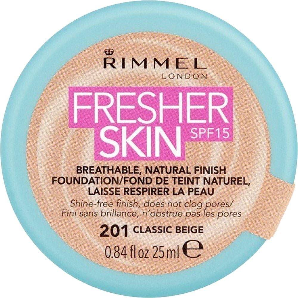 Rimmel Fresher Skin SPF15 Foundation 25Ml #201 Classic Beige