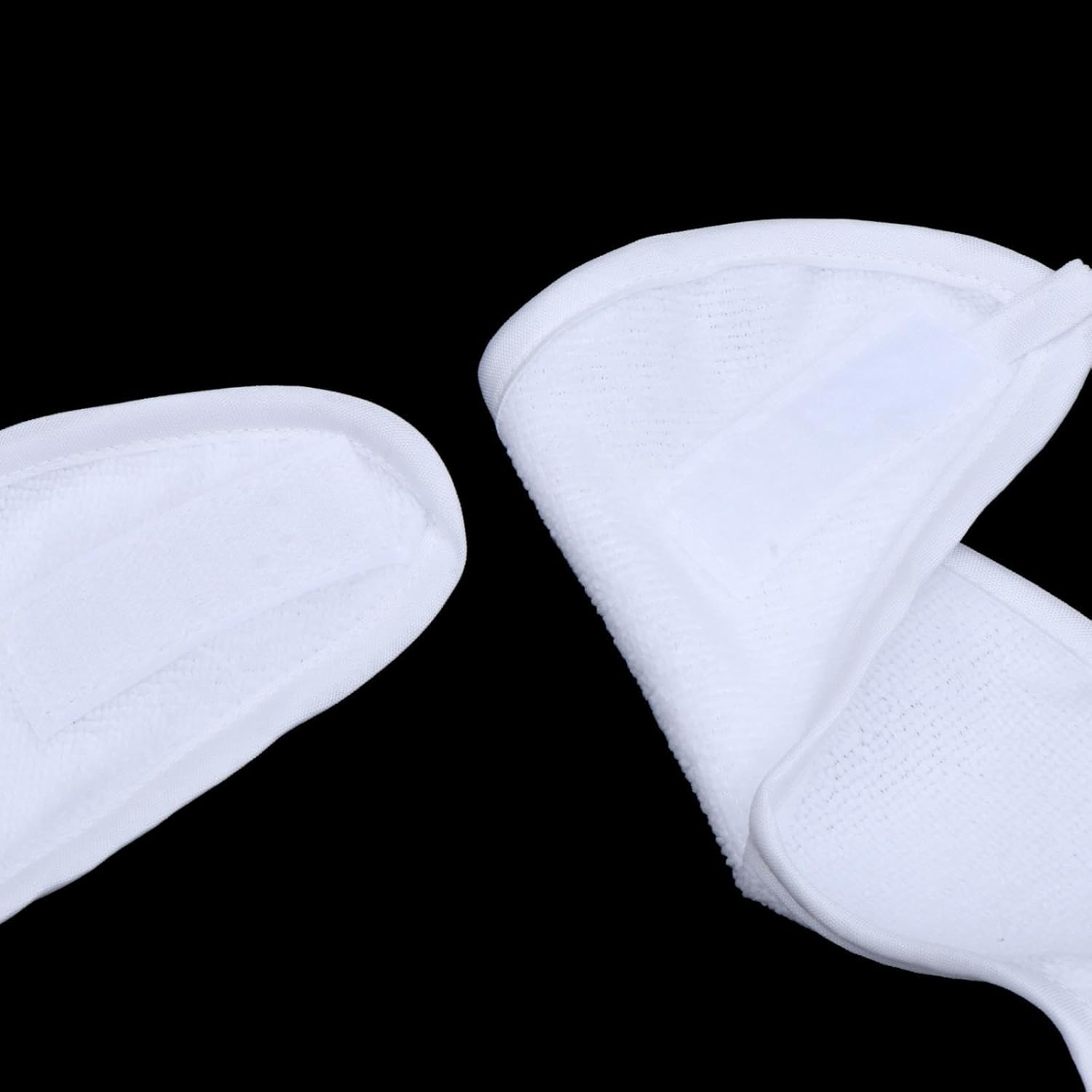 Adult Bib Waterproof Eldly Bib Adult Washable Dining Bib Mealtime Bib Clothing Protector for Elderly Men Women, White - White image number 4