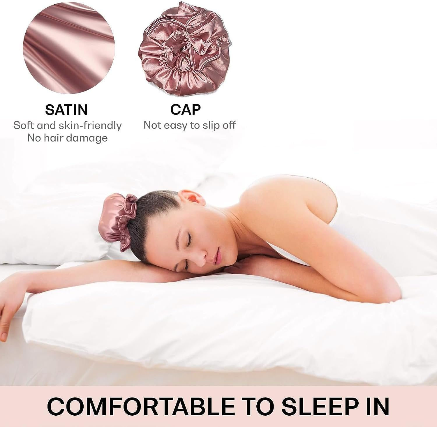 Heatless Curling Iron Curling Iron Curling Iron Cover Set Lazy Big Wave Sleep Curling Hair Artifact - Brown image number 3