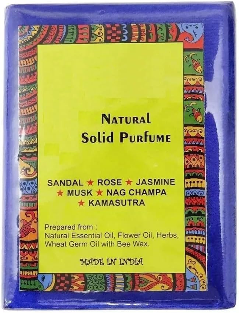 Natural Assorted Soild Perfume Unisex Long Lasting Body Fragrance Unisex 6 Pack- 4Gm Each image number 2
