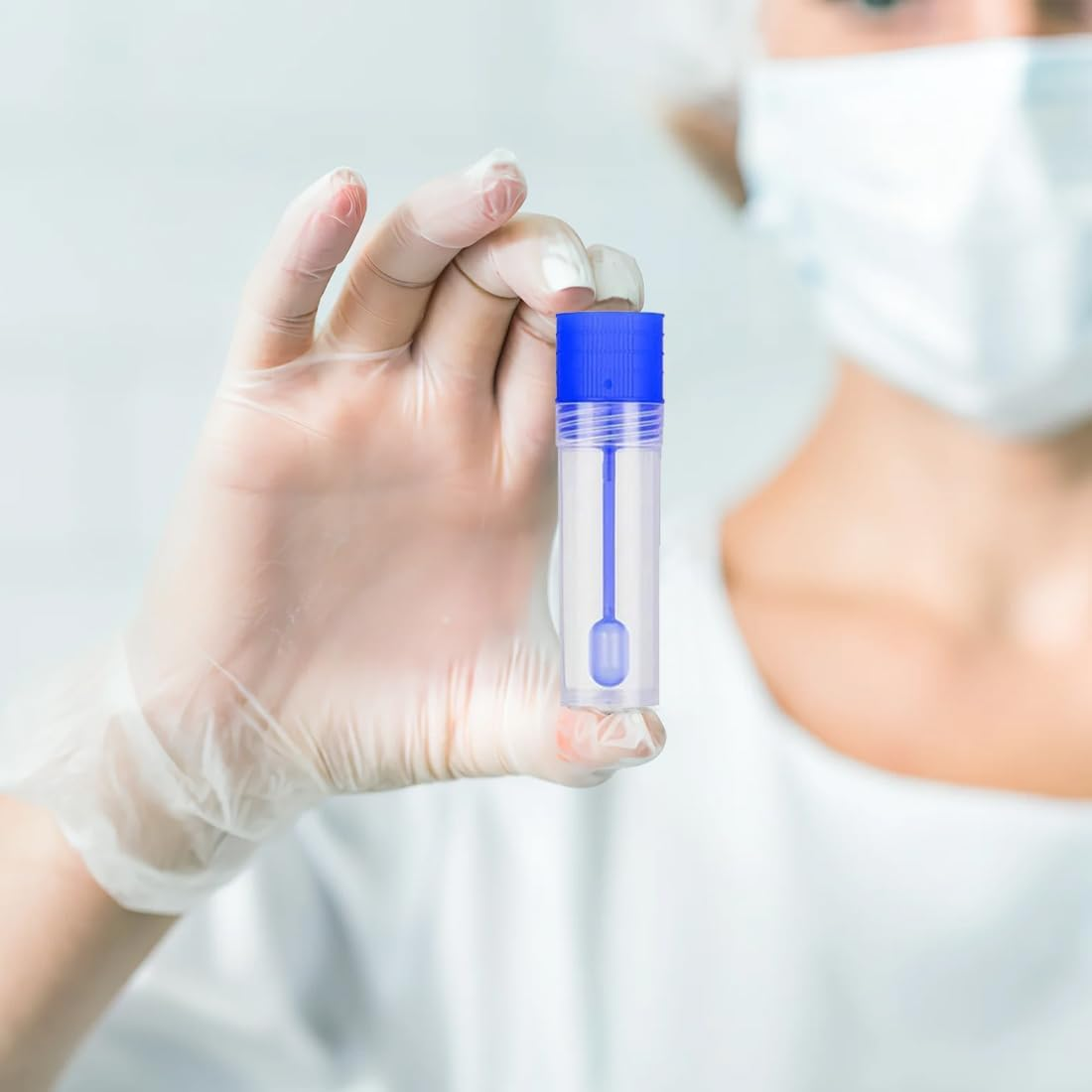 NHPY Pack of 30 Chair Sample Tubes, 15 Ml Tao Pipe, Fecal Sample Tubes Dog and Cat, Chair Tube with Spoon, Chair Sample Collection Aid, Examination Tube for Pets for Testing image number 5