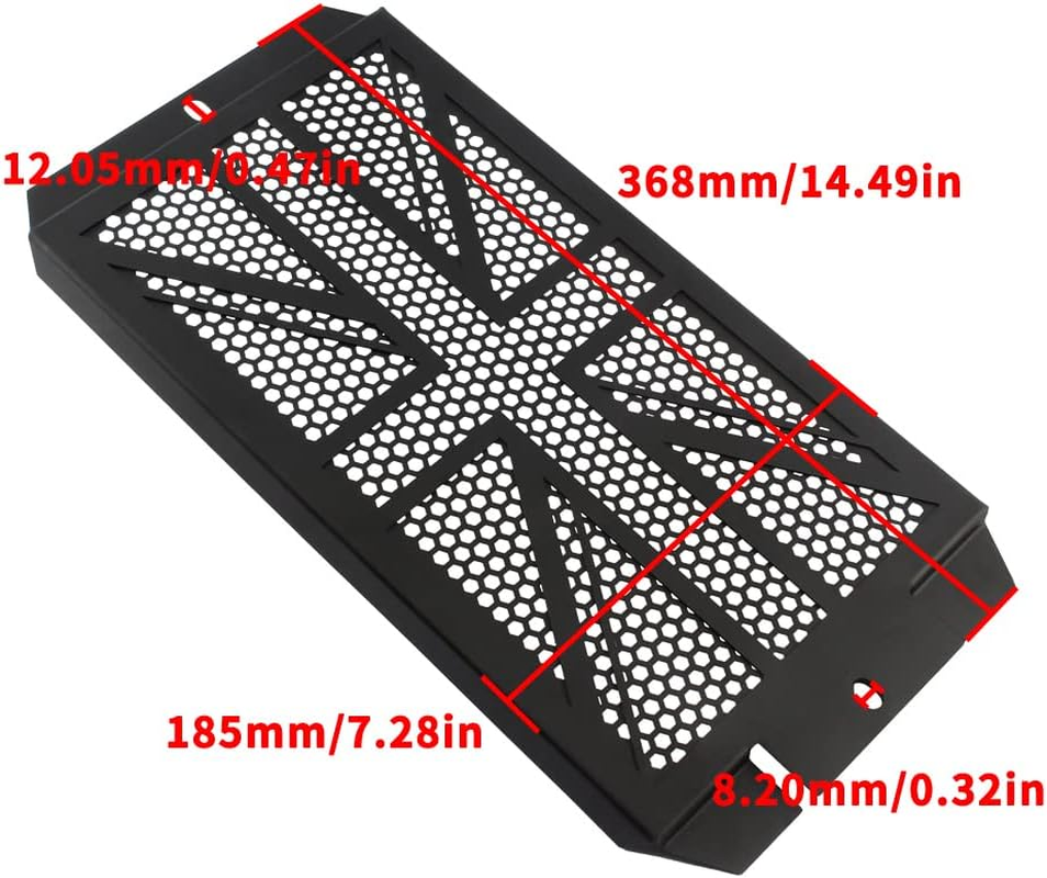 ESPEEDMTC for Triumph Bonneville T100 T120 2016-2022 Cafe Racer Radiator Grille Guard Mudguard Protection Cover Accessories Parts image number 3