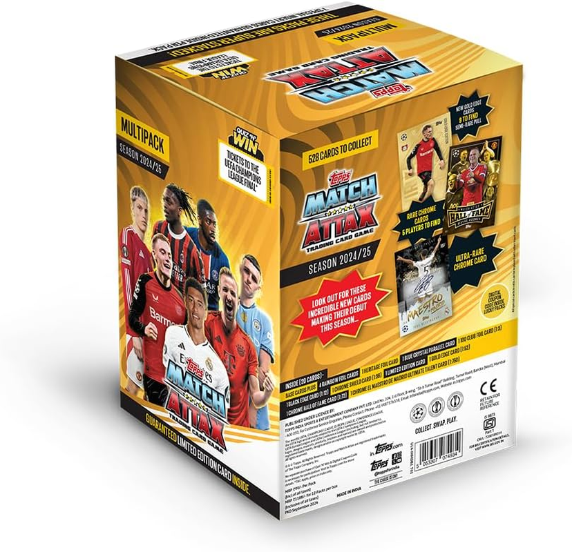 Topps UEFA Champions League Match Attax 24/25 Trading and Collectible Card Game (Multipack of 12) image number 4