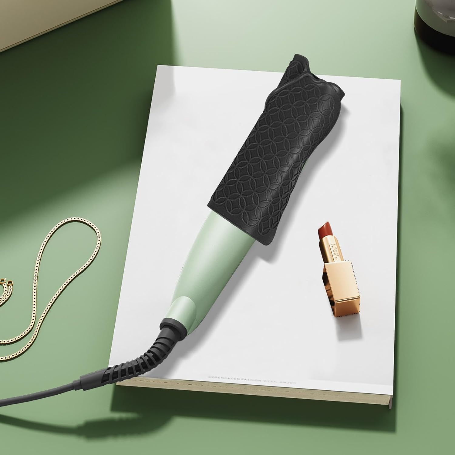 Flat Iron Mat Heat Resistant | Silicone Hot Mat for Hair Tool,Hair Curler Protective Mats Non-Slip Hairdressing Accessories for Curling Iron Hair Straightener Hot Tools image number 2