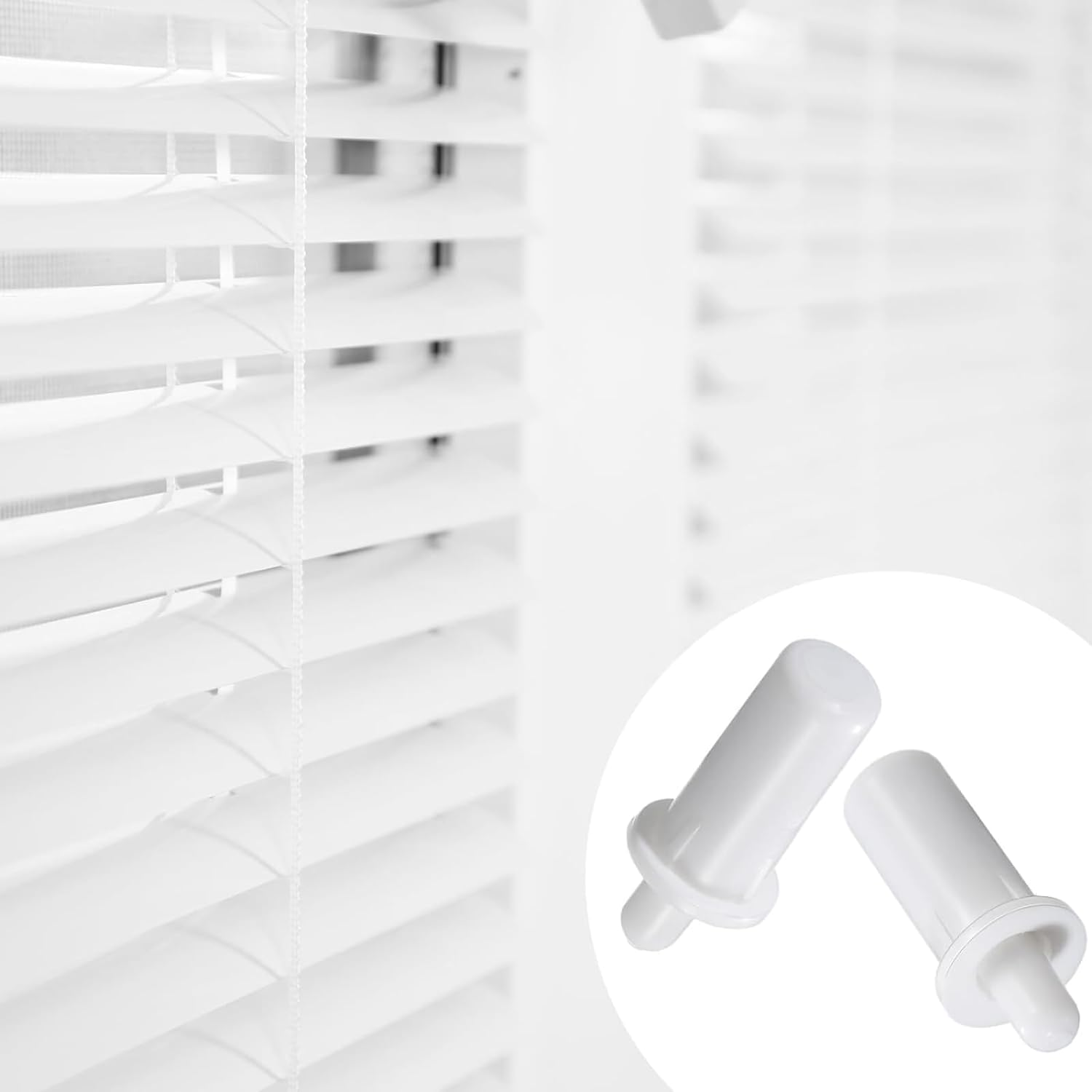 20Pcs Shutter Latch Repair Kit - Plastic Replacement Pins for Louver & Curtain Blinds, Household Windows, and Plantation Shutters - Telescopic (20Mm) image number 2