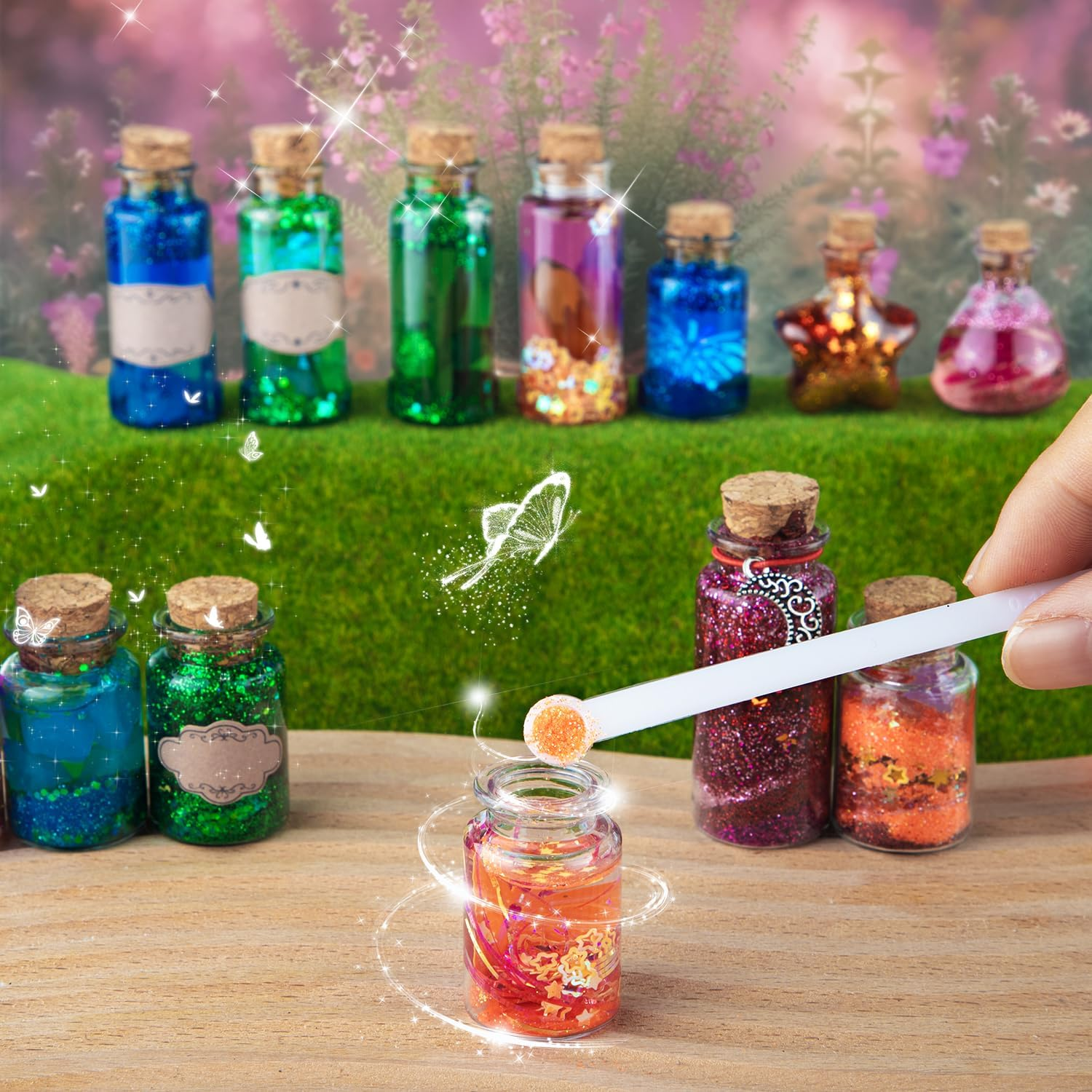 Fairy Magic Potions Kit for Kids, Fairymaker Arts and Crafts Kits for Kids, Creative DIY Fairy Toys & Magic Potions for 6 7 8 9 10 Years Old Girls, Ideal Christmas Birthday Fairy Gifts for Girls image number 4