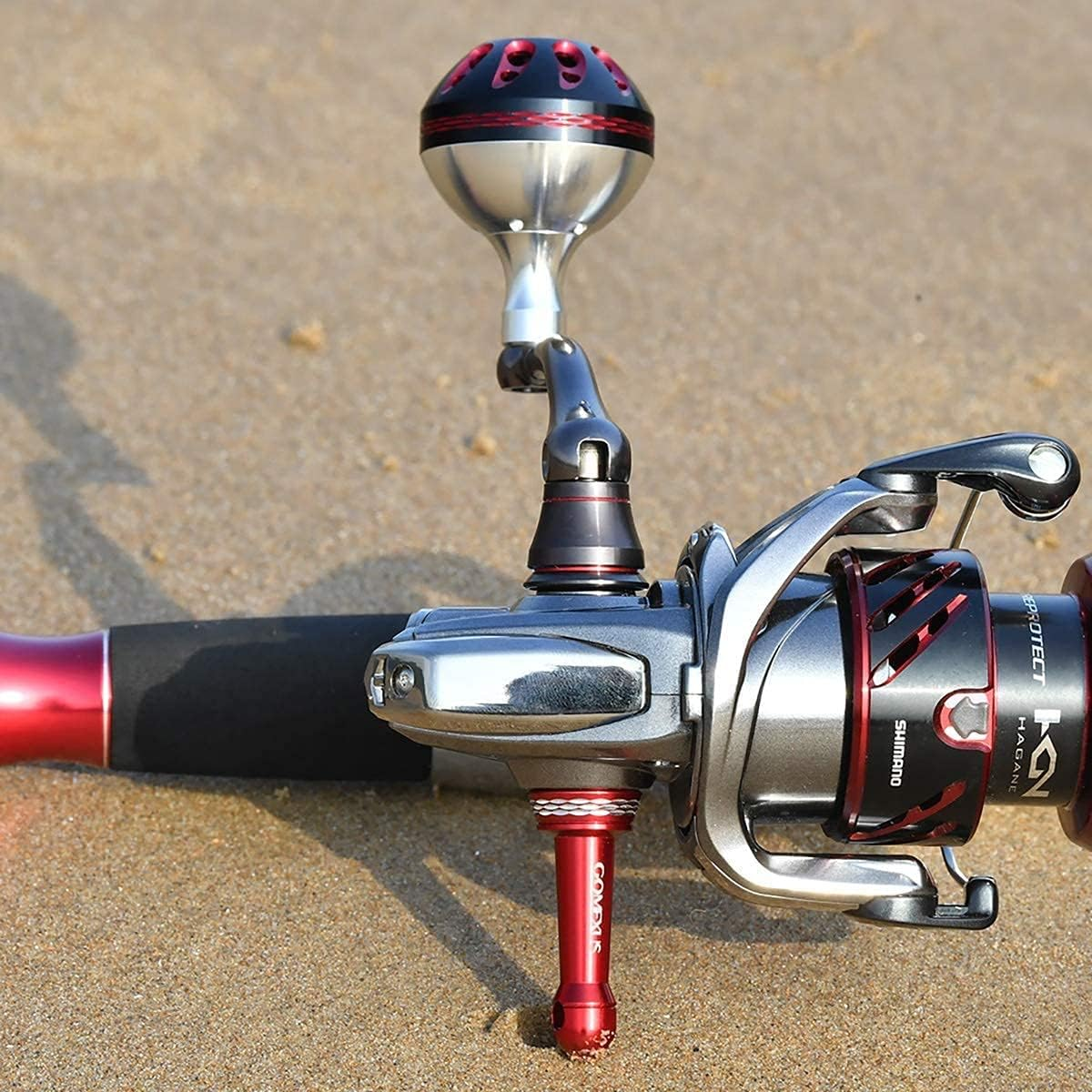 GOMEXUS R1 Reel Stand Protect Reel from Rock Compatiable for Shimano Stradic Stella Vanford Daiwa Saltist Exist image number 1