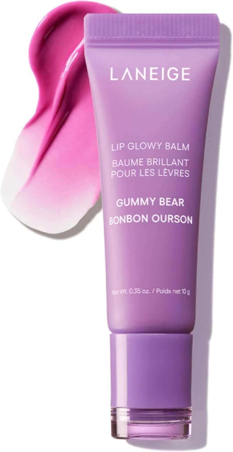 LANEIGE Lip Glowy Balm Gummy Bear Sheer Tinted Lip Moisturizer with Shea Butter, for Hydrating Shine & Soft Lips image number 5