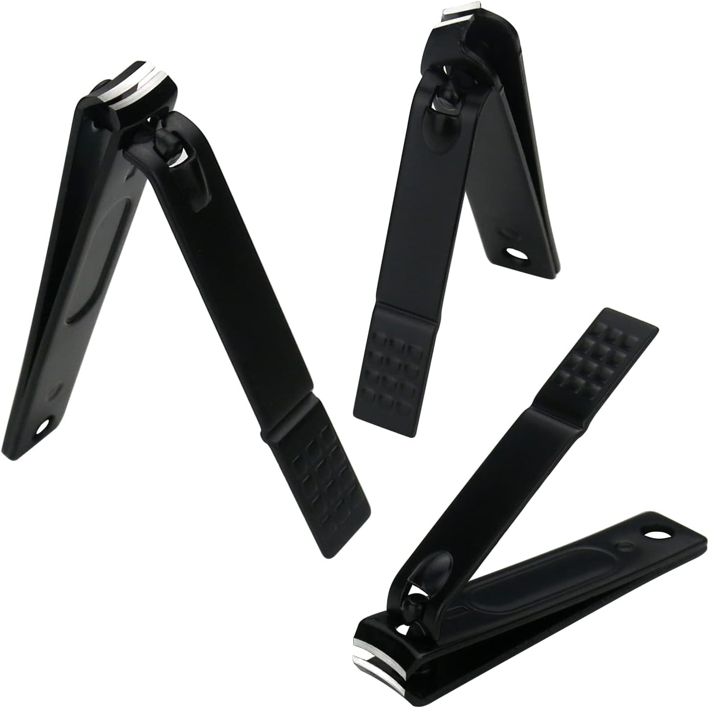 Manicure Set Nail Clippers Kit Professional Stainless Steel Nail Care Tools with Leather Travel Case 10 in 1 Black image number 6