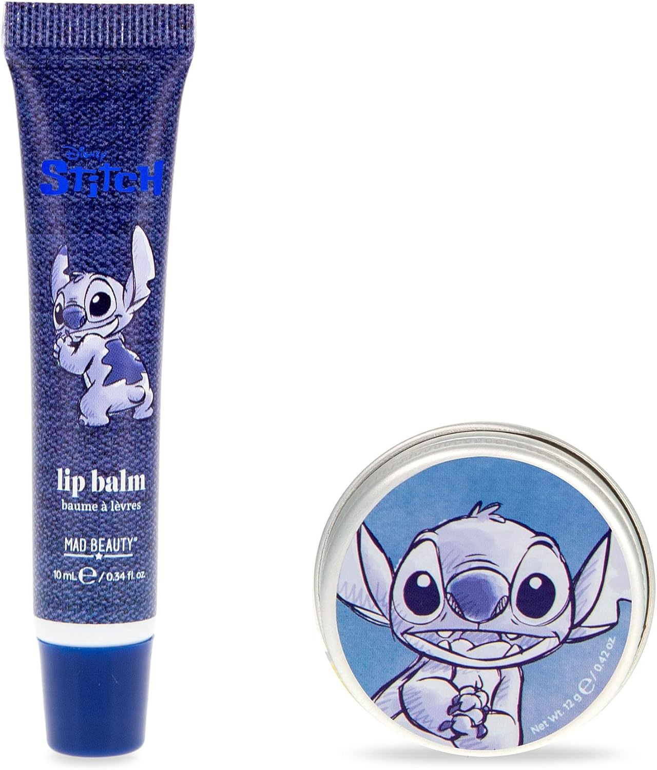 Disney Stitch Denim Lip Balm Duo Set image number 3