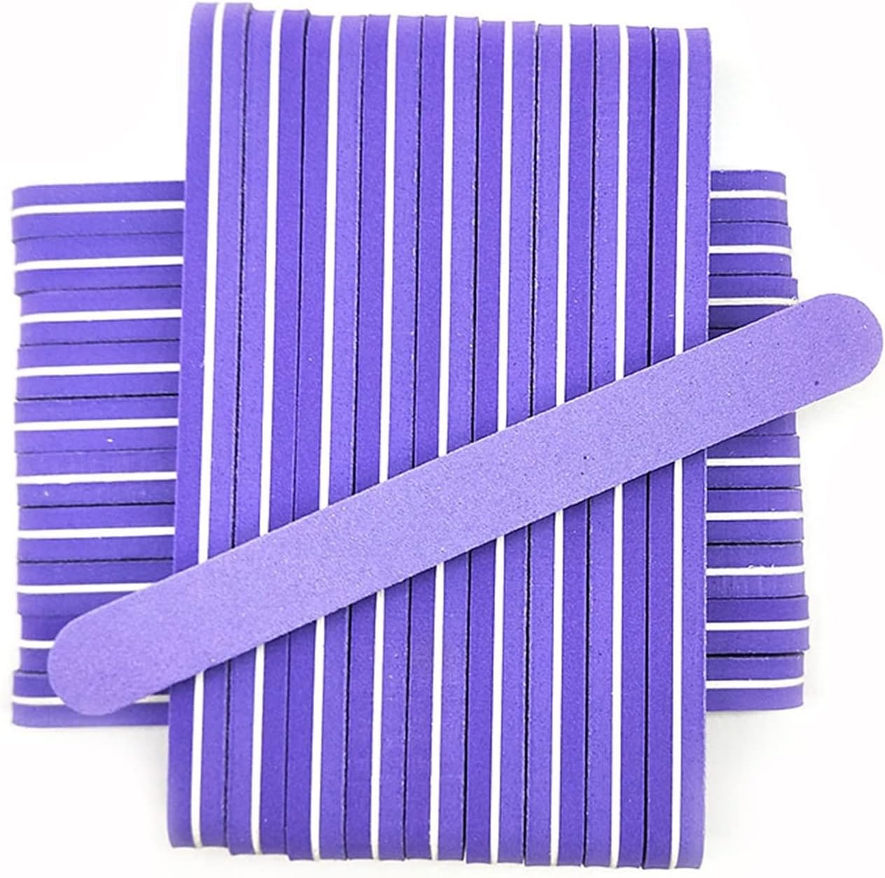 TRUSTTWO 100Pcs / Lot Polishing Nail Buffer Files 100/180 Pro Grits Sponge Sandpaper Block Grinding Manicure Art Tool Pedicure the New image number 1