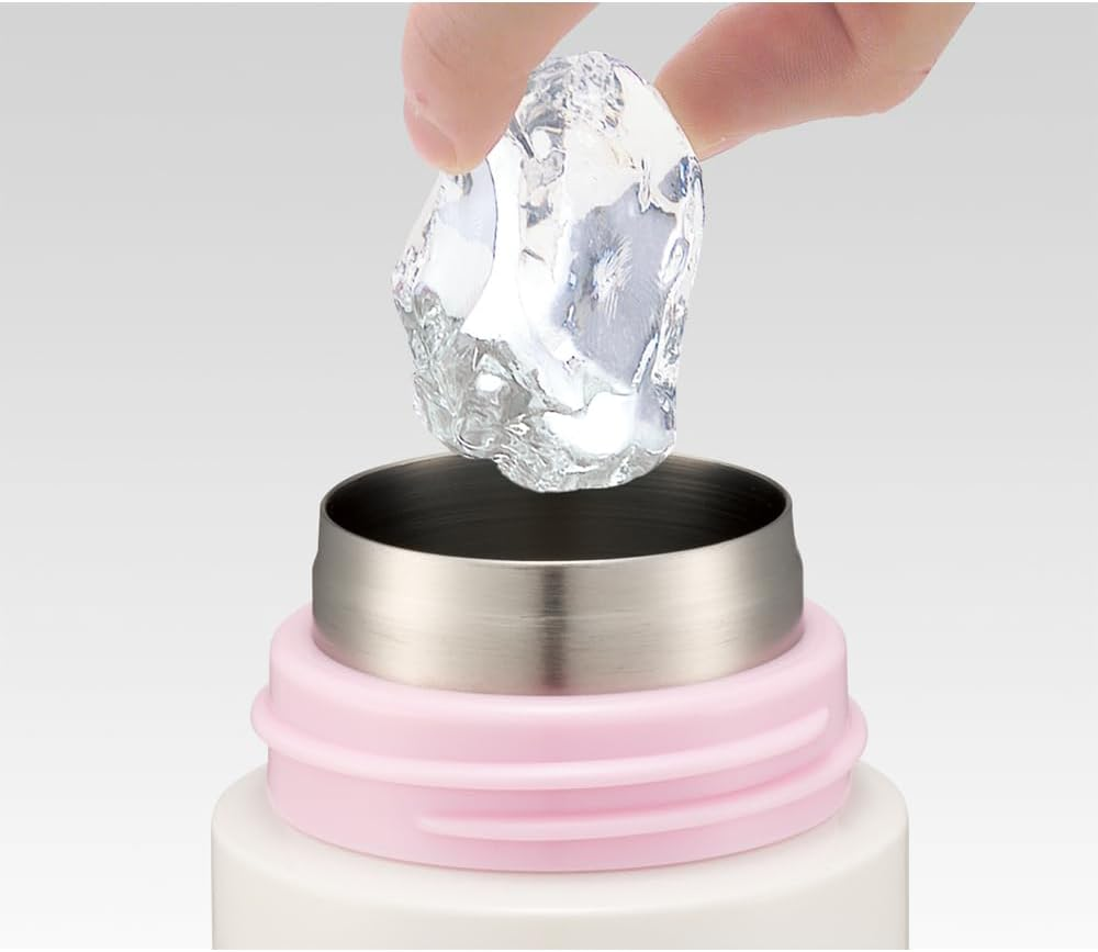 Skater SDPC5-A All Smile Mug Bottle, Cherry Blossom Pattern, 16.9 Fl Oz (500 Ml), Insulated, Stainless Steel Water Bottle - Comfort Double image number 3