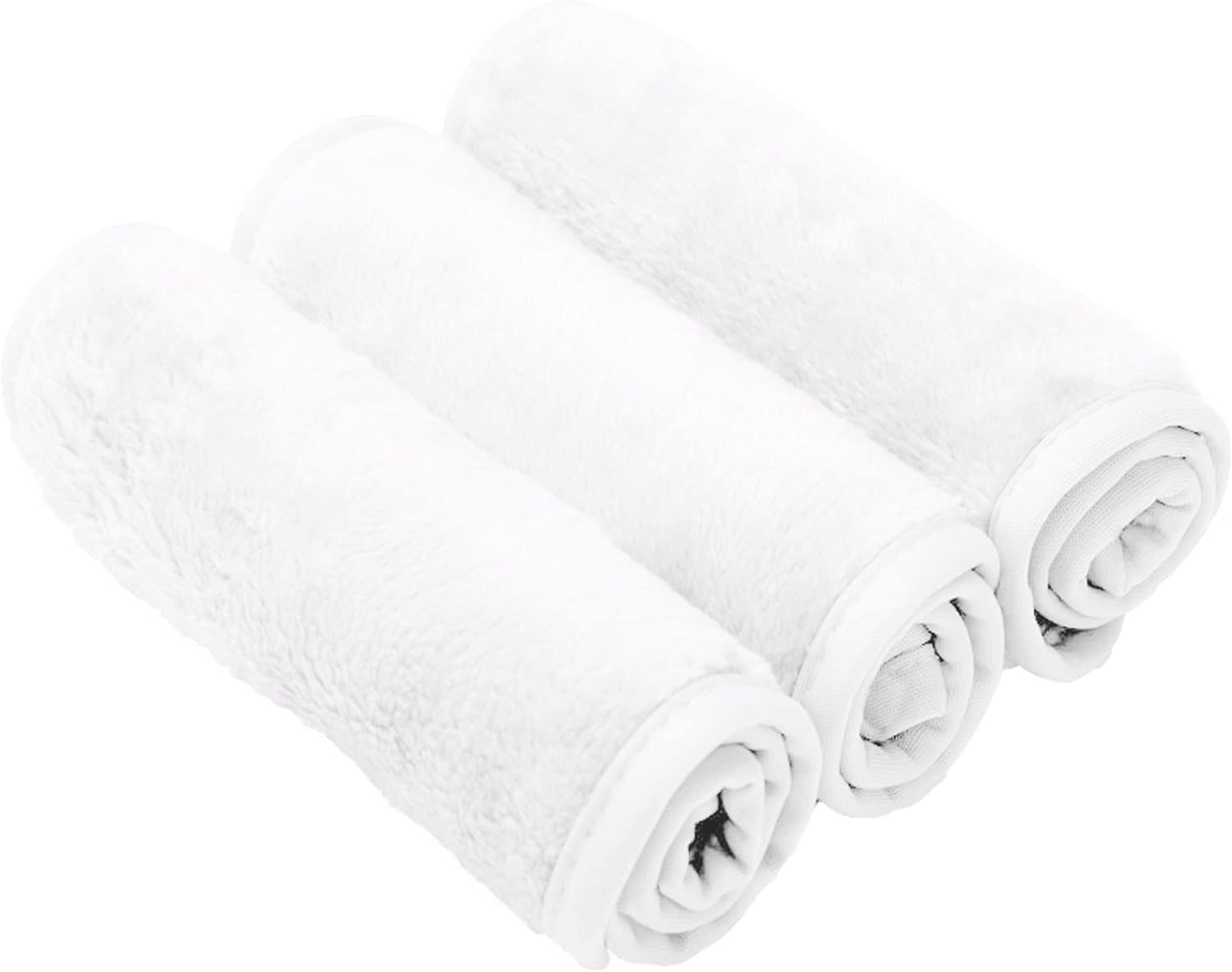 Makeup Remover Cloths Microfiber Reusable Facial Cleansing Towels Chemical Free Magically Remove Makeup Only with Water 16X7Inches Pink 3 Pack