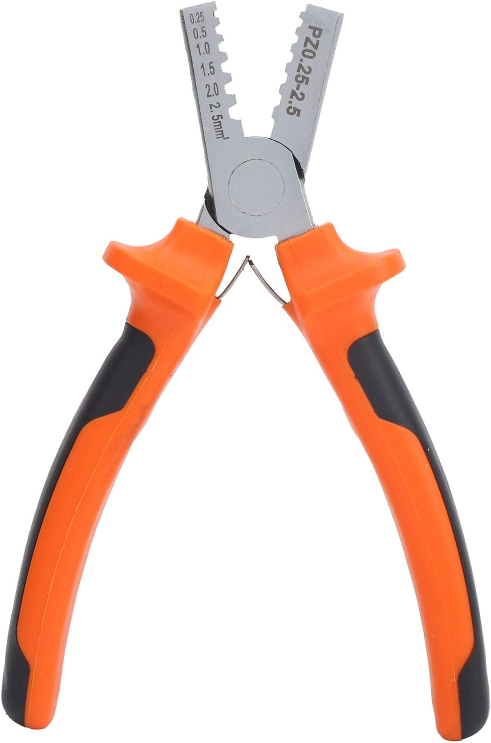 Piccola Pinza a Crimpare in Stile Tedesco a Due Colori, Pinza Spelafili Multiutensile PZ0.25‑2.5A, Utilizzata per Tagliare, Spellare E Avvolgere image number 5