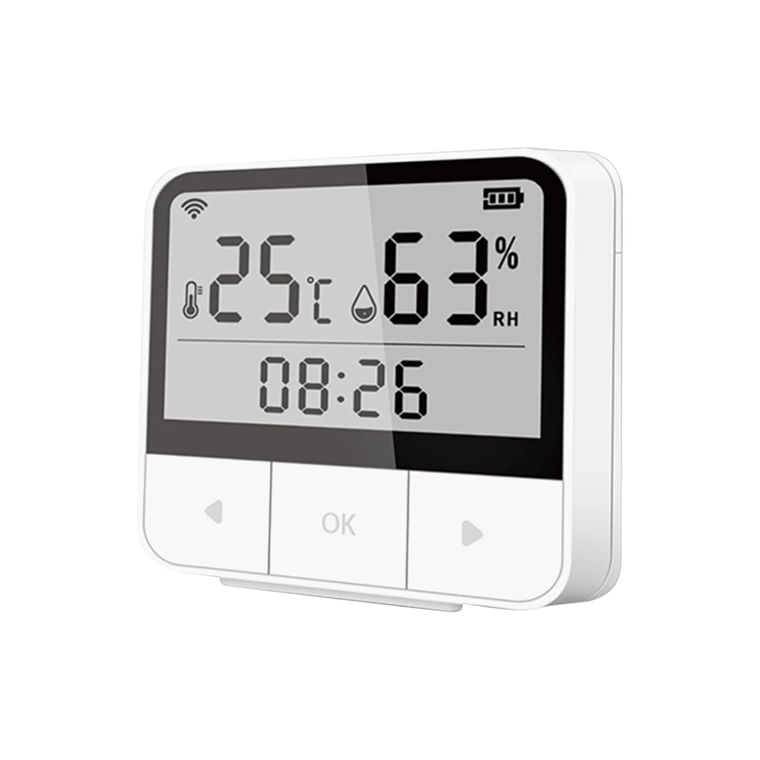 Smart Digital Temperature Humidity Sensor, Hygrometer, Thermometer with APP Control for Home Office Wine Cellar, Real-Time Monitoring, Linkage Equipment Adjustment