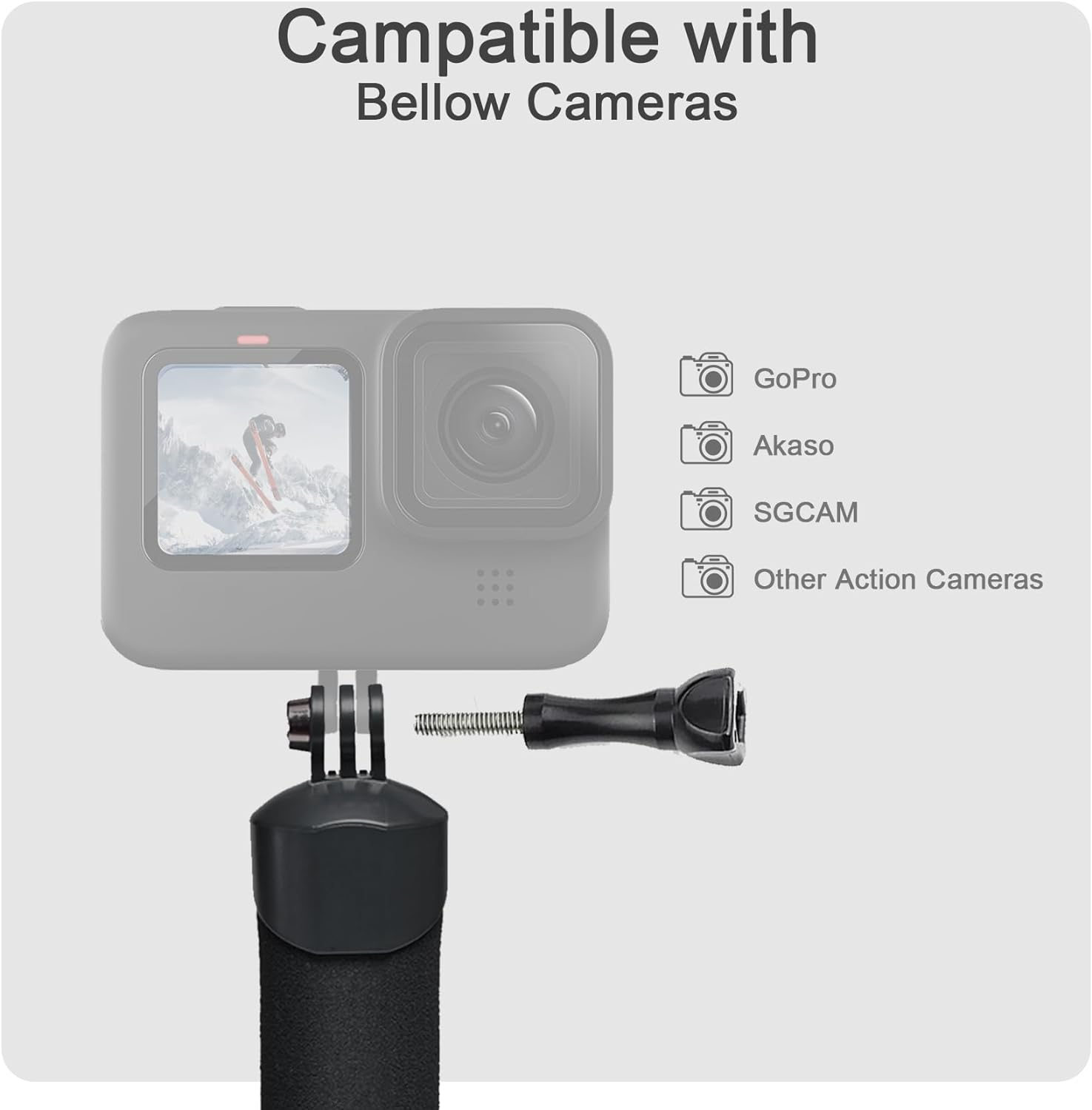 Fitstill 148FT/45M Underwater Waterproof Protective Case Shell Compatible for Go Pro Hero 2018/7/6/5 Black, Monopod Floating Hand Grip Selfie Stick for Hero7 Hero6 Hero5 Black Accessories Kit