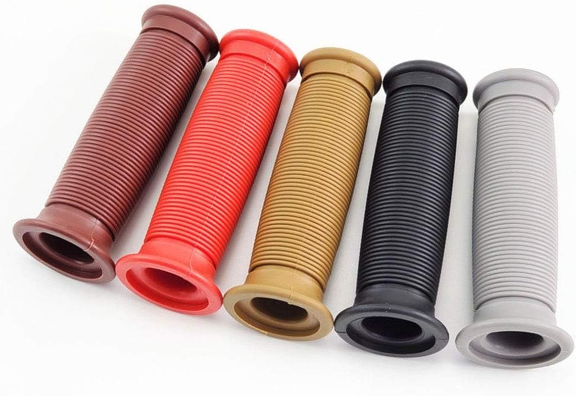Moto Handles Rubber Classic Vintage 22MM Moto Handlebar Vintage Retro for H-Arley Style Parts Universal Motorbike Accessories Motorcycle Grip (Color : Black) image number 1