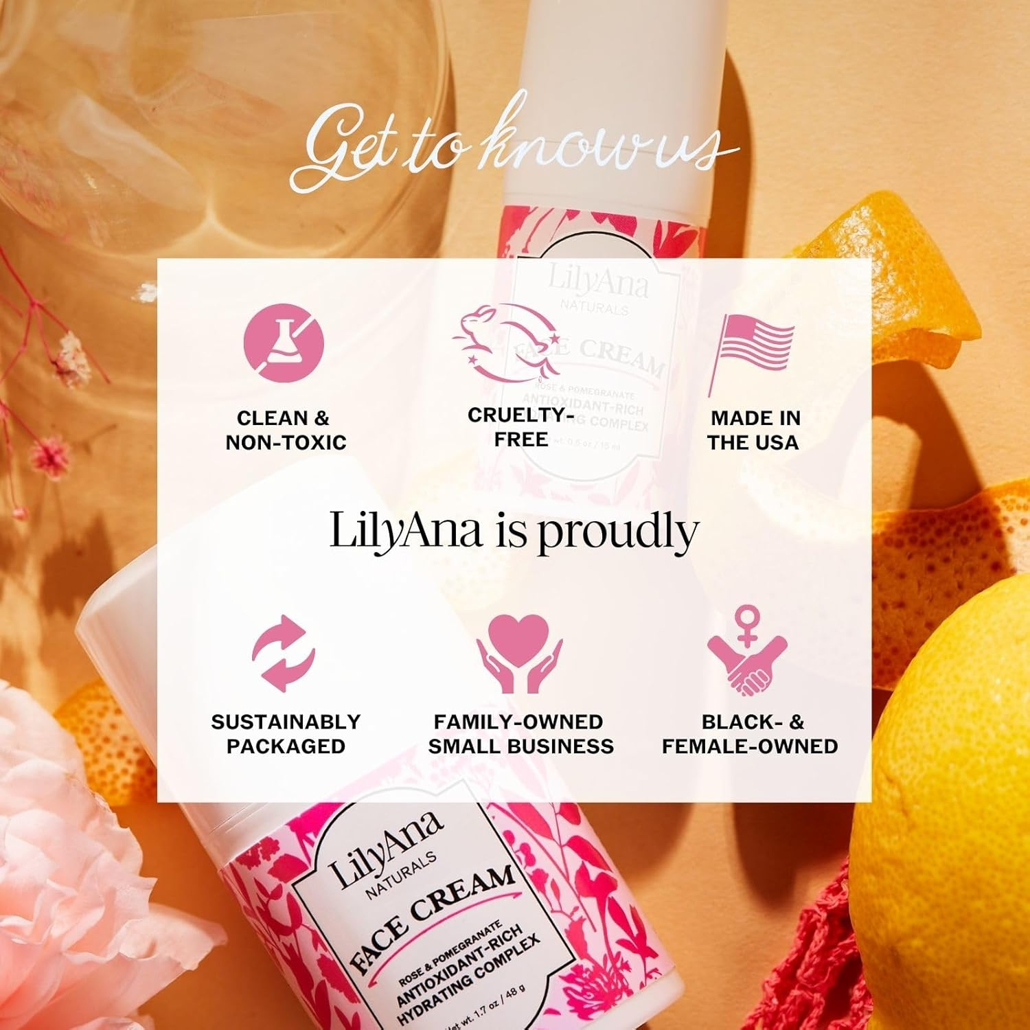 Face Cream Moisturizer (1.7 OZ) Natural anti Aging Skin Care image number 5