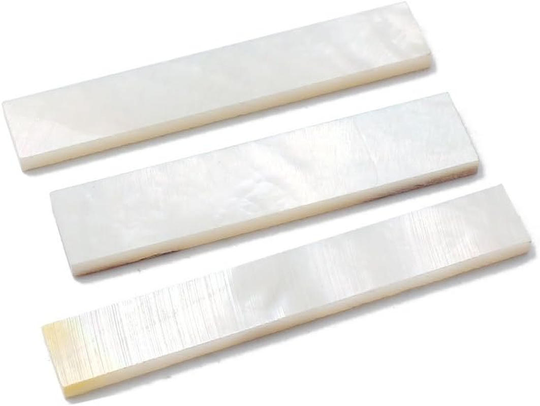 9 Pieces Inlay White Shell DIY for Guitar Luthier Tool Parts Supplies
