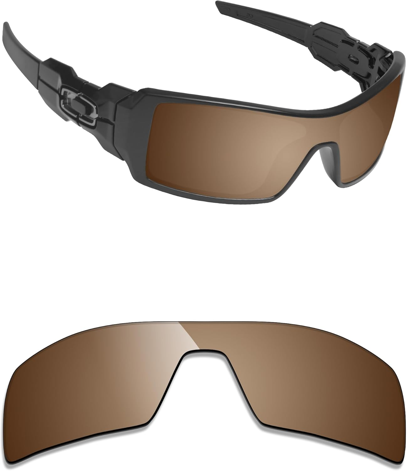 Alphax Polarized Replacement Lenses for Oakley Oil Rig - Multiple Options