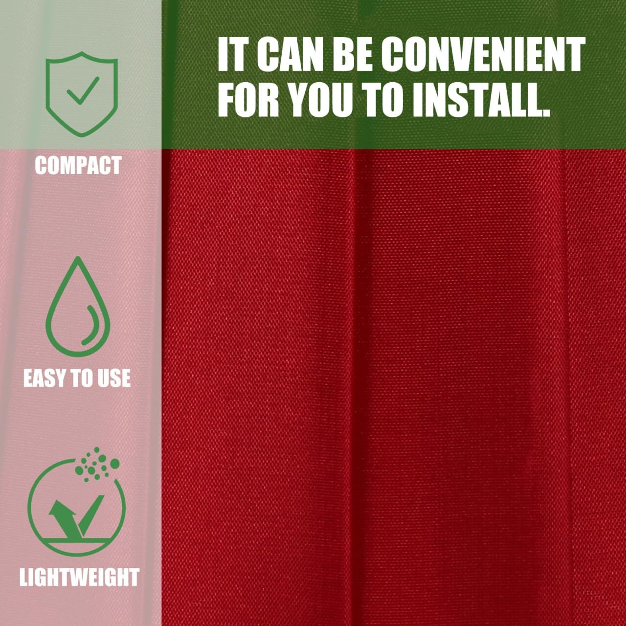 Toddmomy Fabric Lampshade Clip Lamp Cover Living Room Textile Light Protection Red Wine Red Robust for Table Lamp Bedroom image number 6